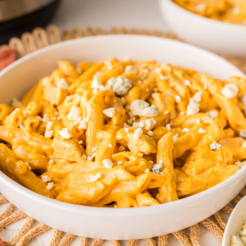 Instant Pot Buffalo Chicken Pasta recipe
