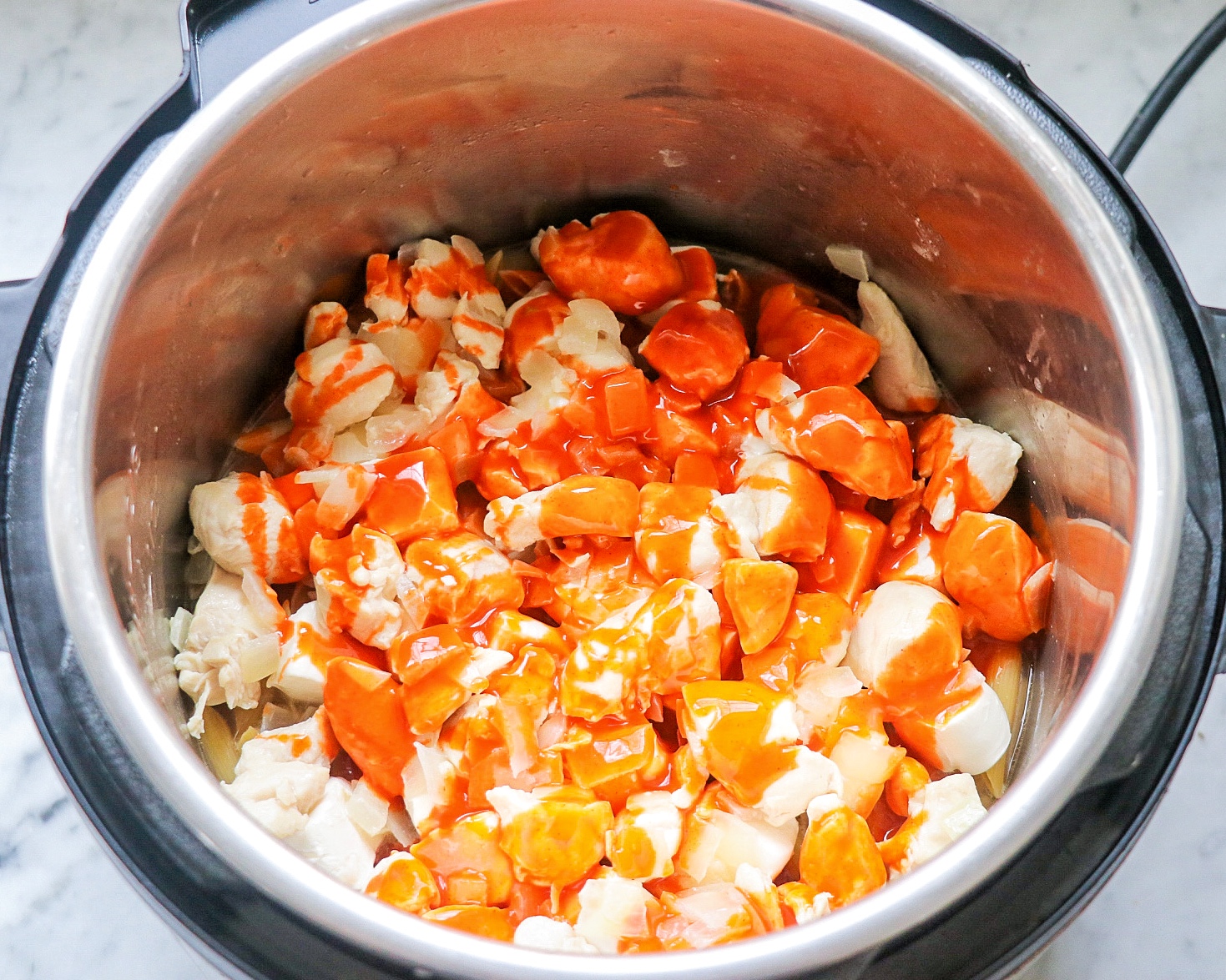 how to make buffalo chicken pasta Instant Pot
