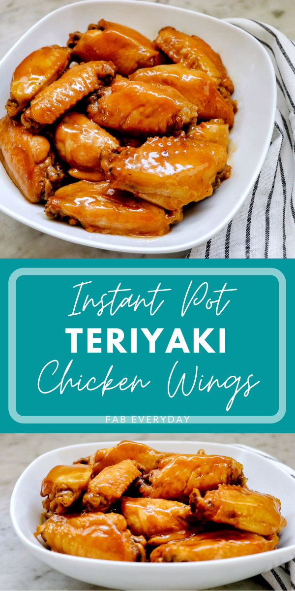 Instant Pot Teriyaki Chicken Wings (pressure cooker chicken wings recipe)