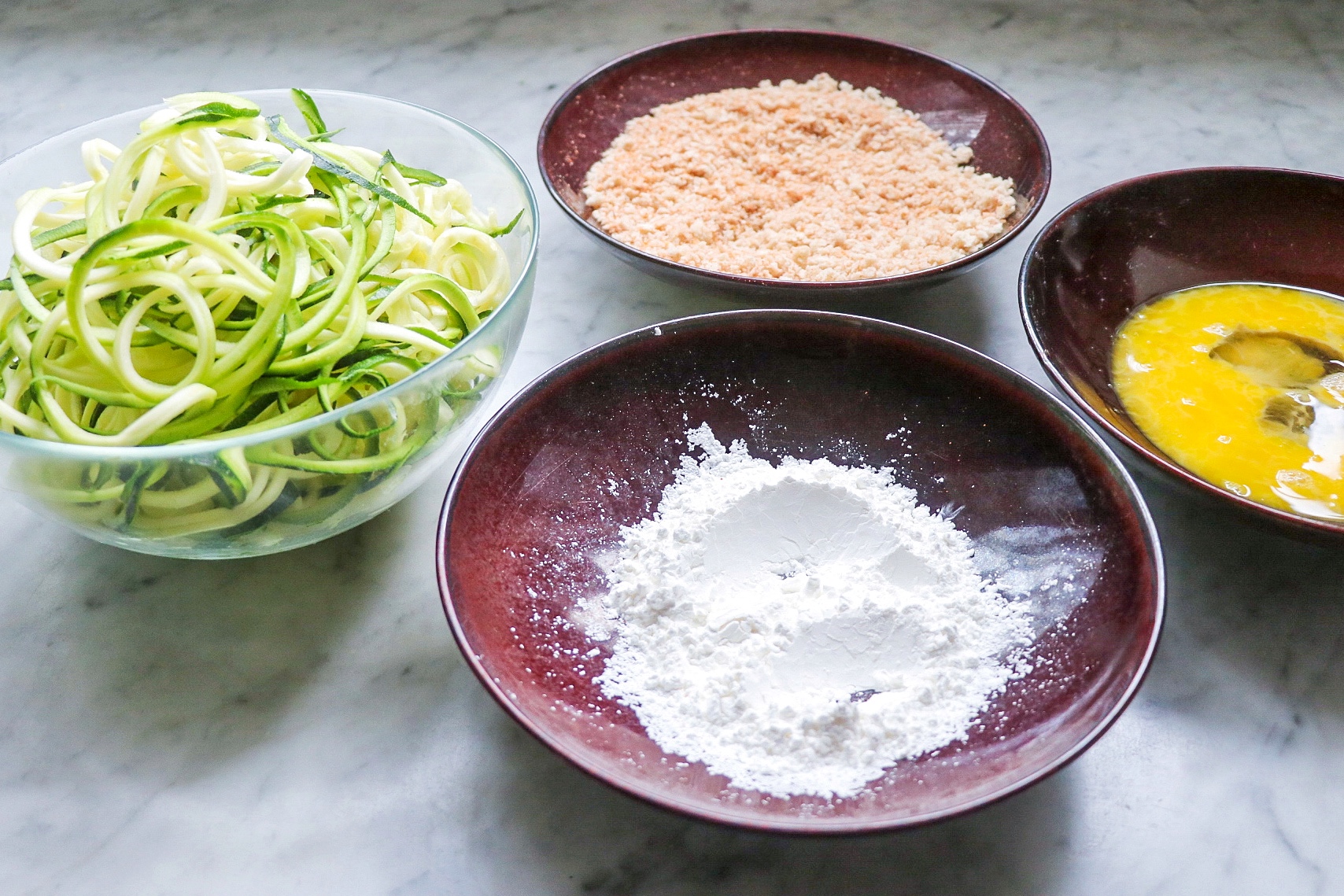 how to make baked zoodles (curly zucchini fries)