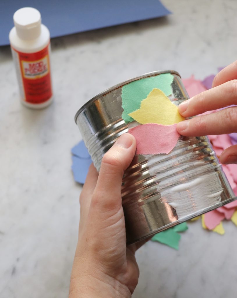 how to make decoupage flower pots