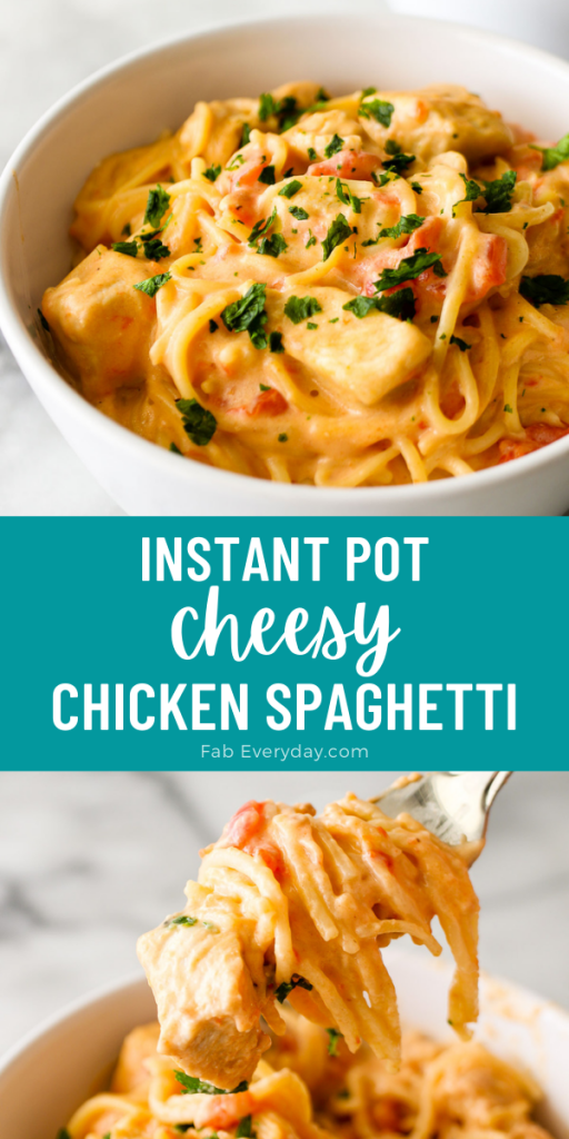 The best Instant Pot chicken spaghetti recipe: Instant Pot Cheesy Chicken Spaghetti