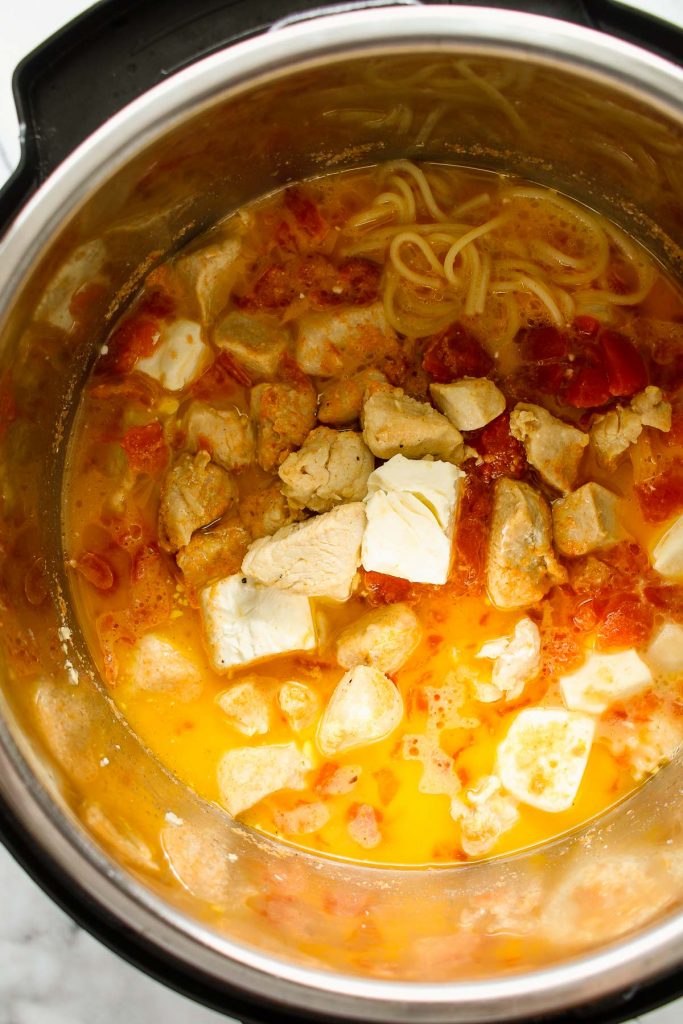 Instant Pot chicken pasta recipe