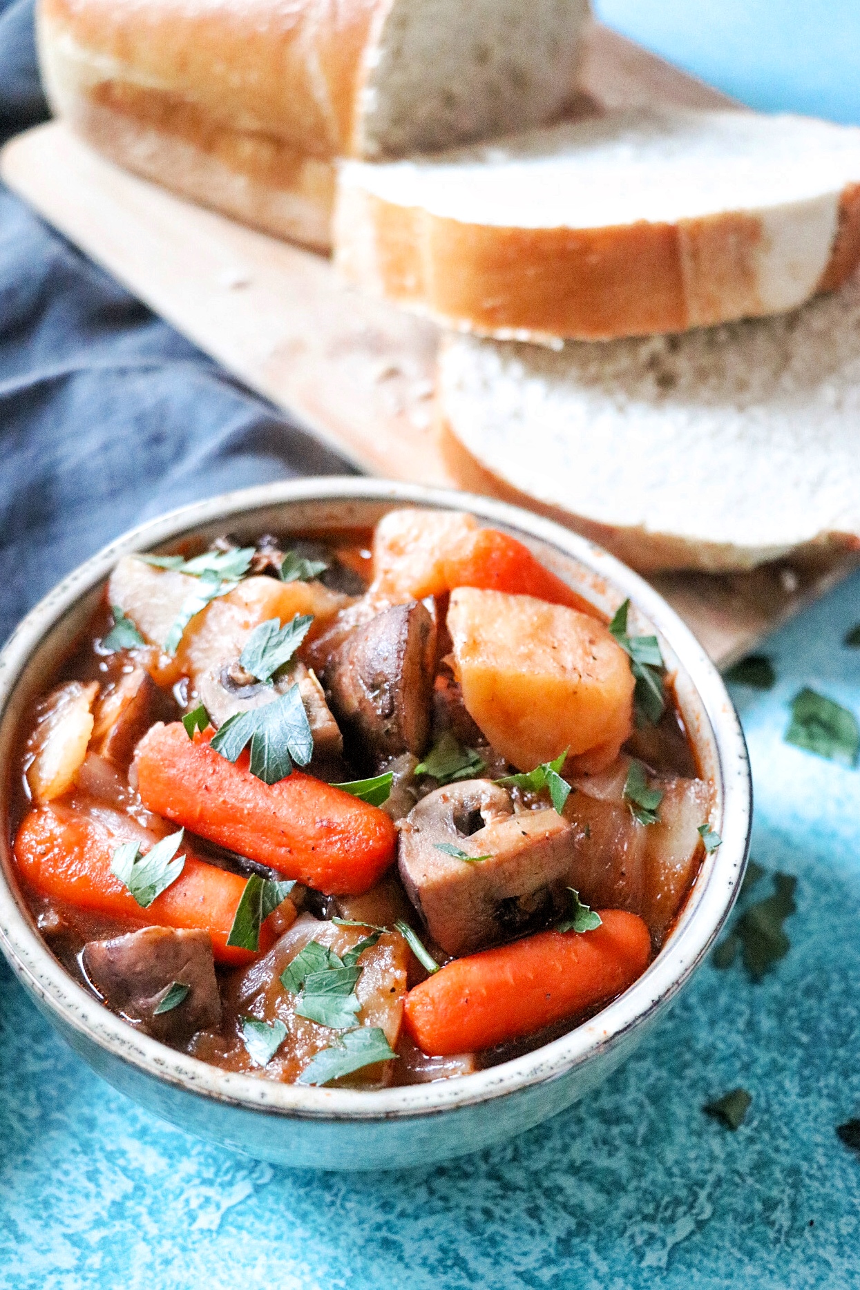 best vegetarian Instant Pot recipes: vegan Irish stew