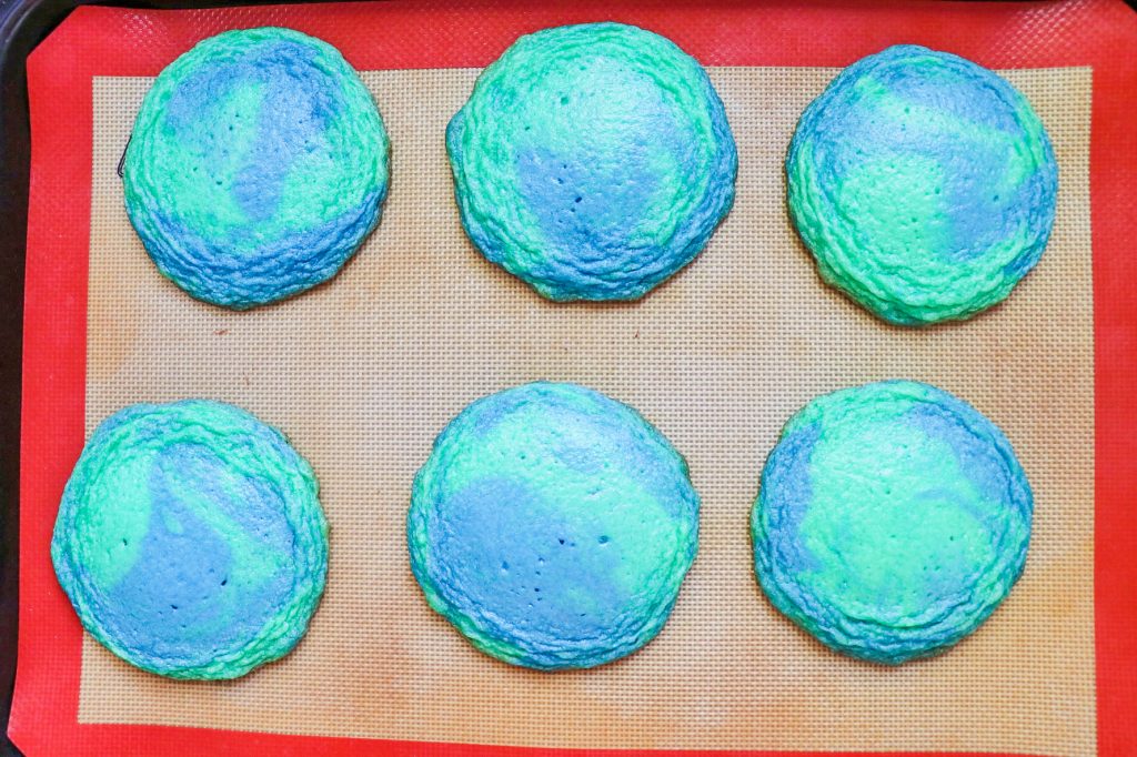Food coloring cookies - easy Earth Day baking idea