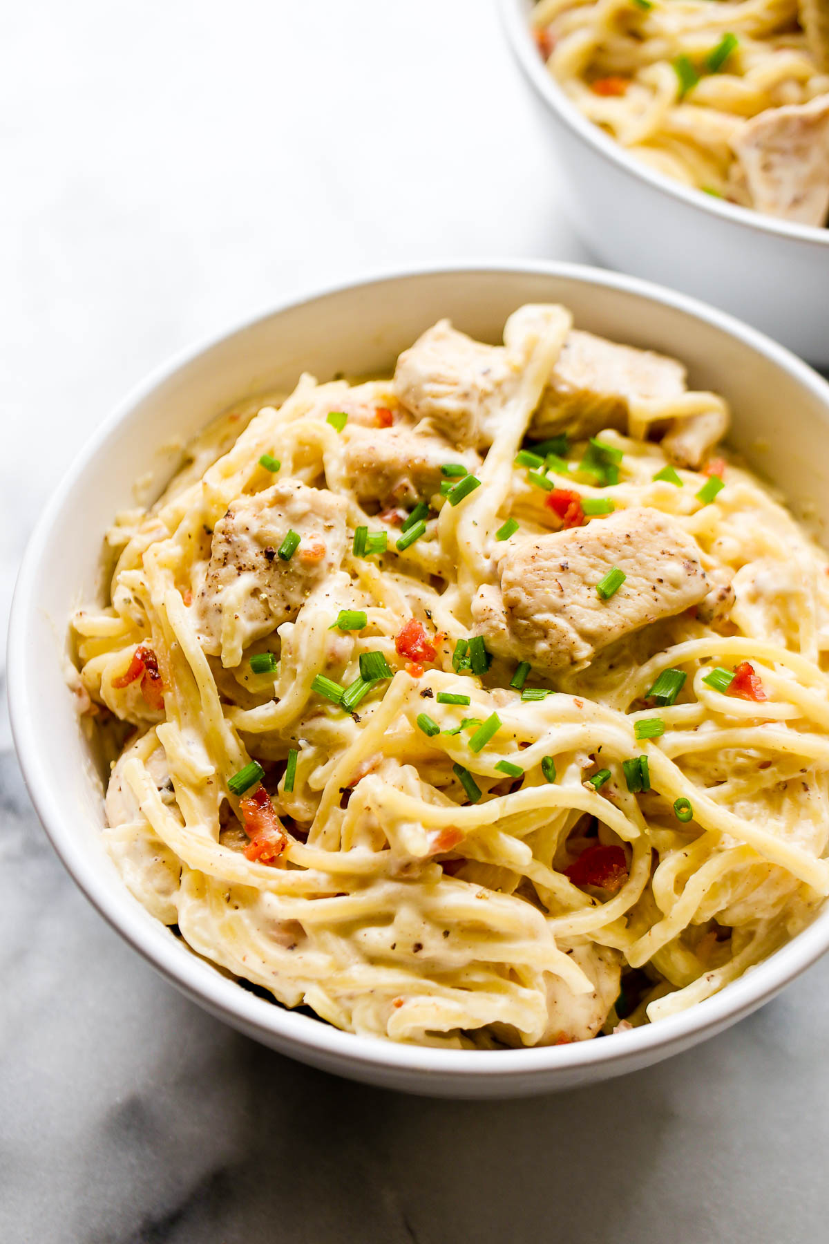 Instant Pot ranch chicken recipes: Instant Pot Bacon, Chicken, and Ranch Pasta