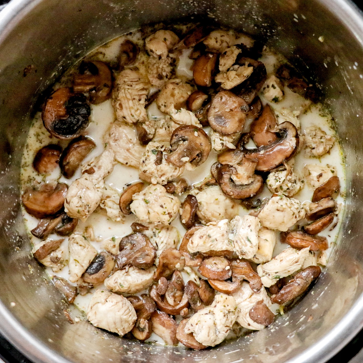 chicken mushroom pasta instant pot