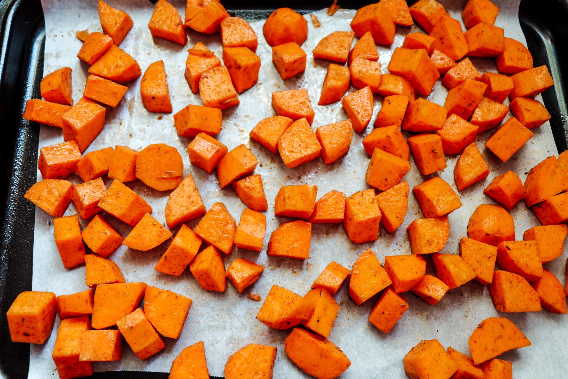 How to make sheet pan jerk chicken with sweet potatoes
