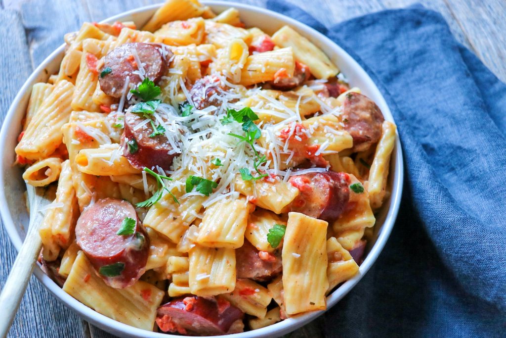 Instant Pot pasta with sausage