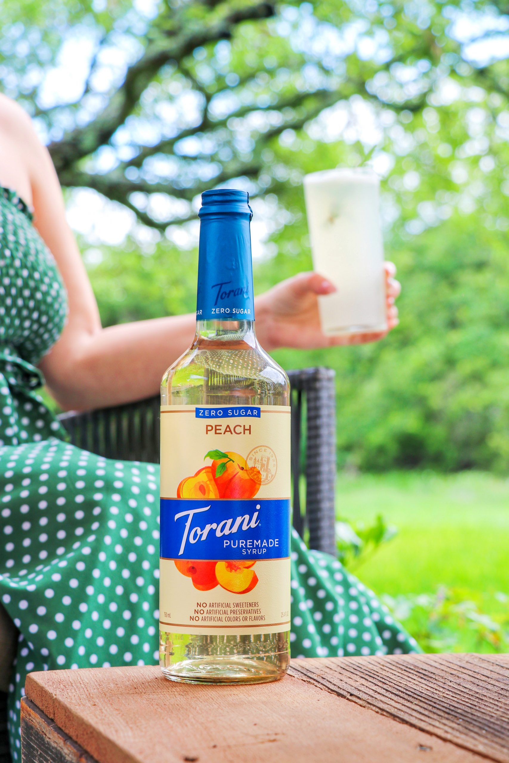 gin peach cocktail (low carb)