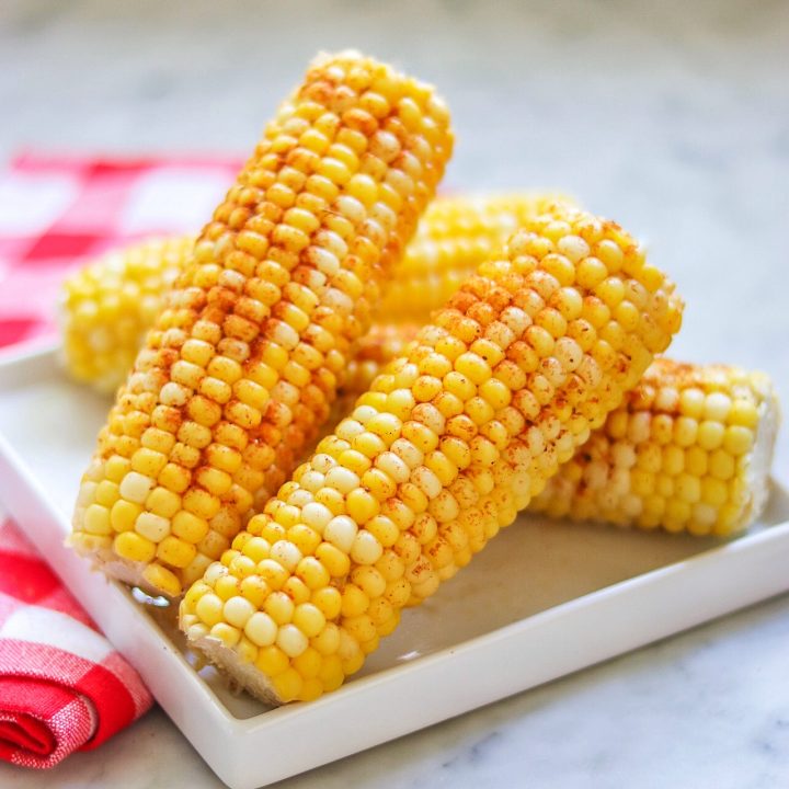 Pressure cooker corn on the cob with Old Bay seasoning