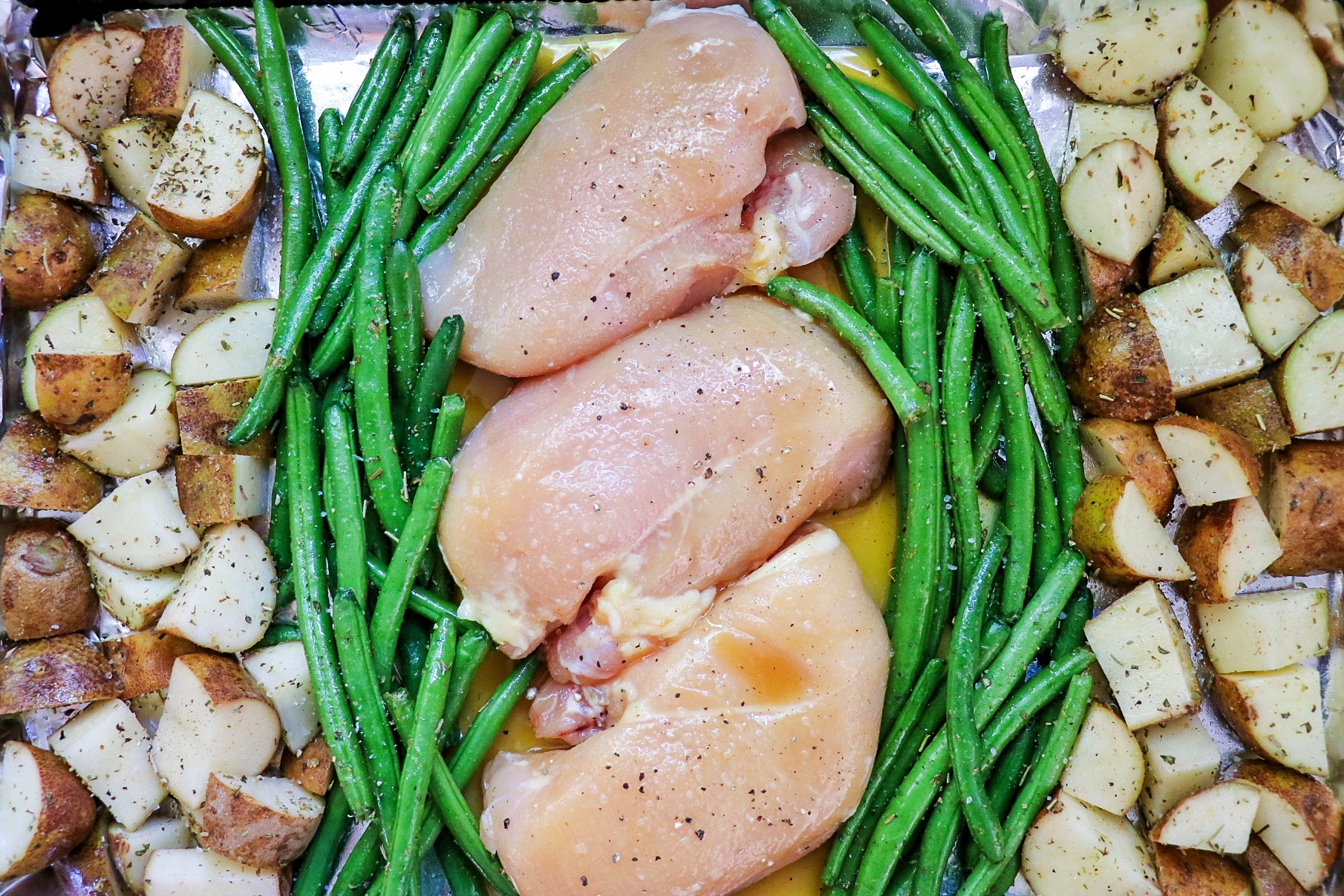 chicken and potatoes one pan