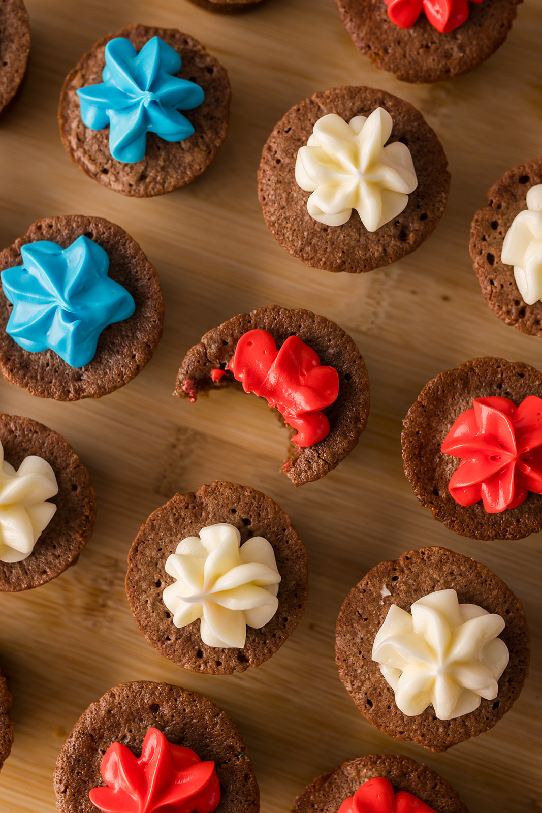 4th of July Brownie Bites (the best mini brownie bites recipe)