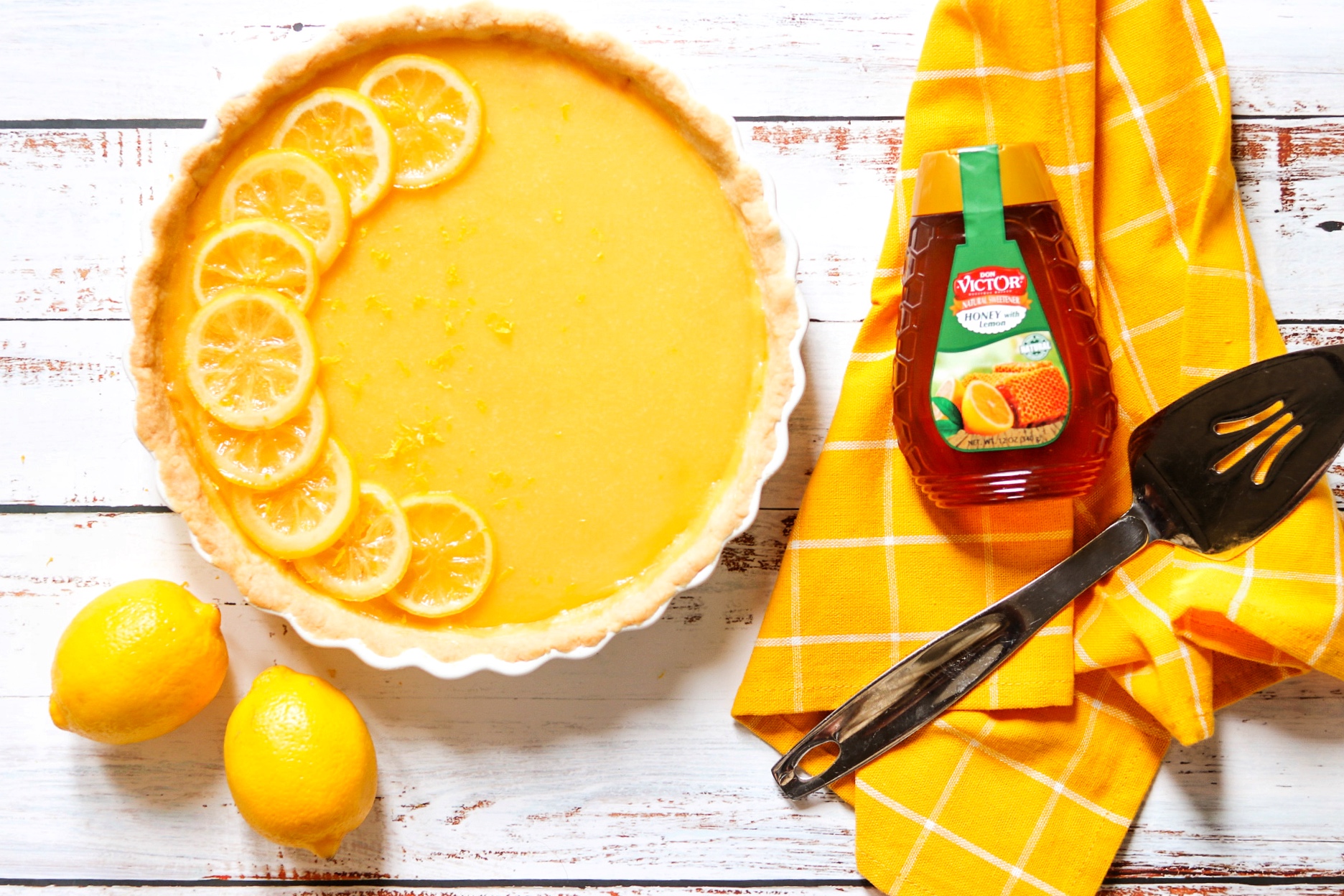 honey lemon tart