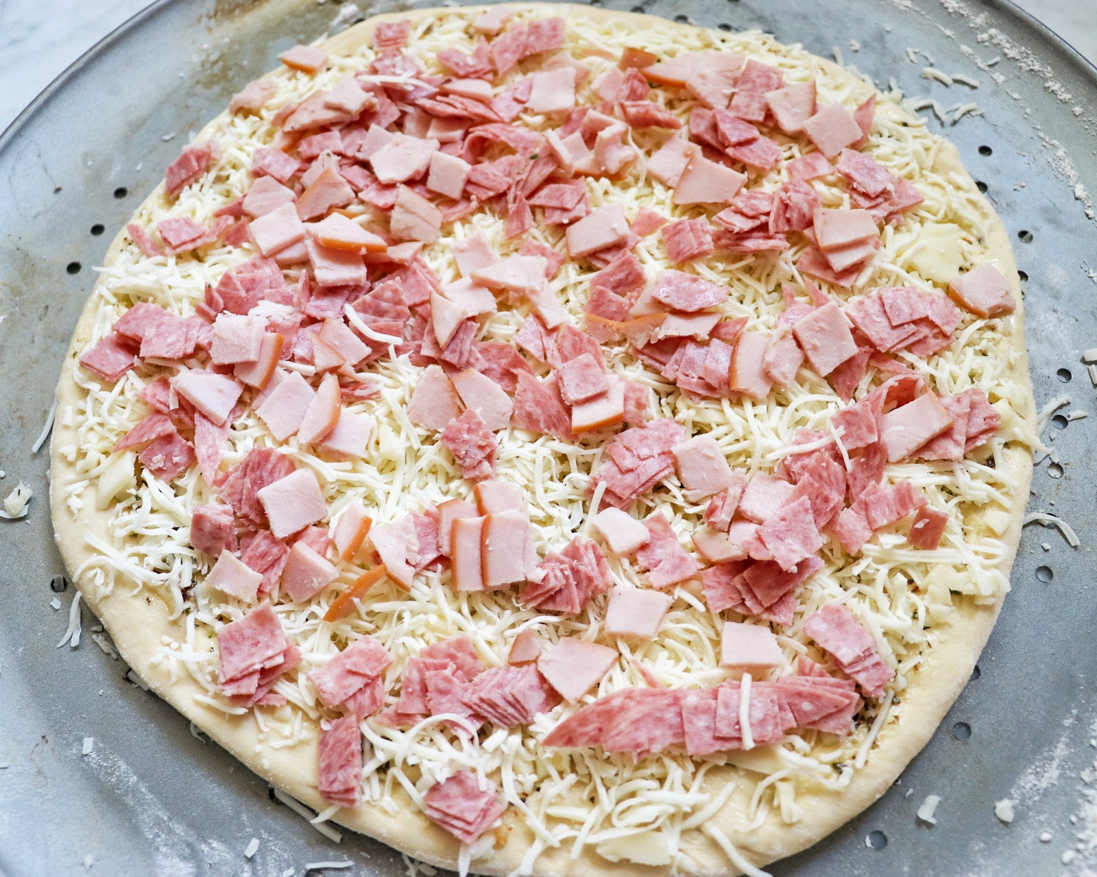 Muffuletta Pizza