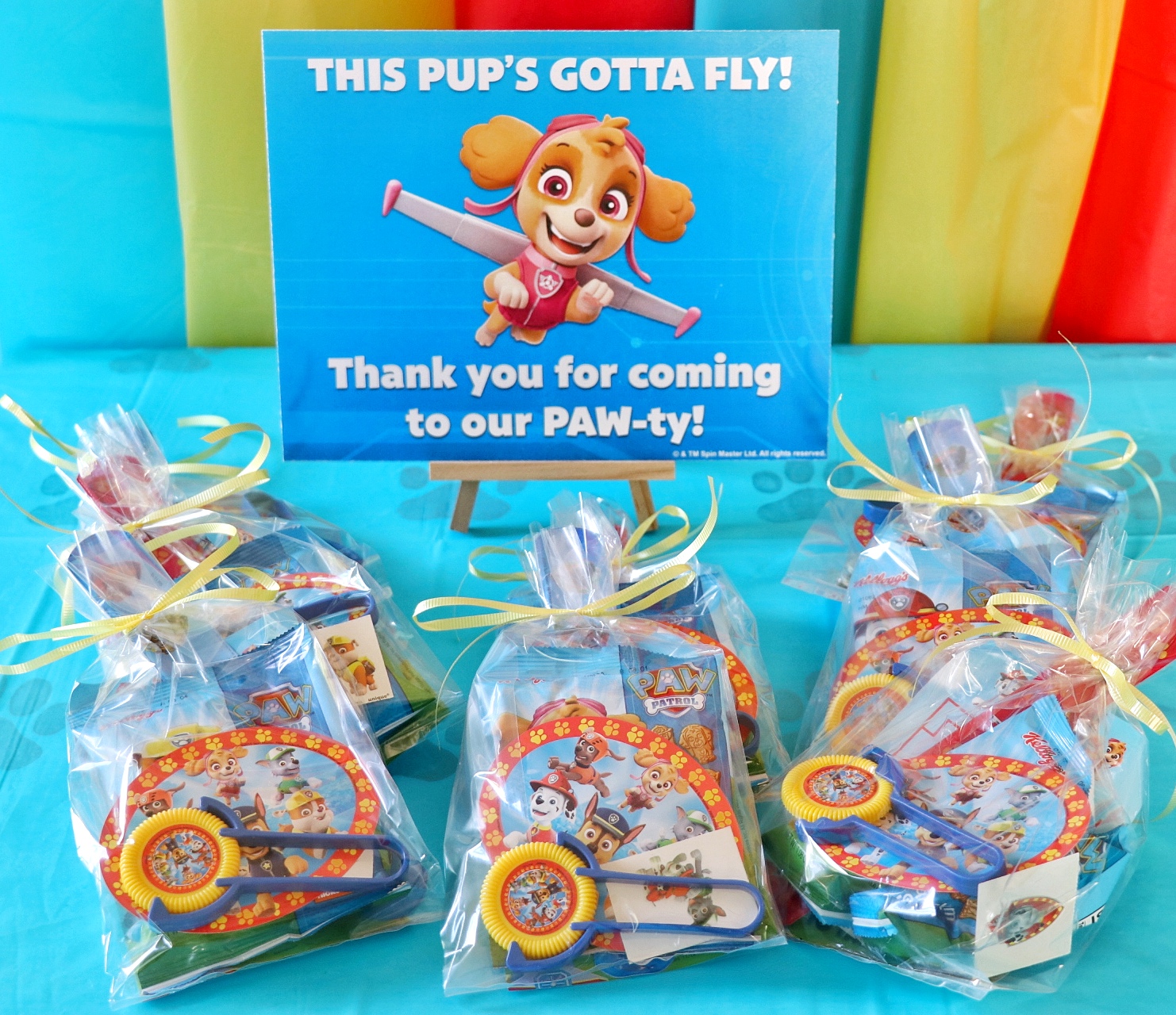 PAW Patrol party favors