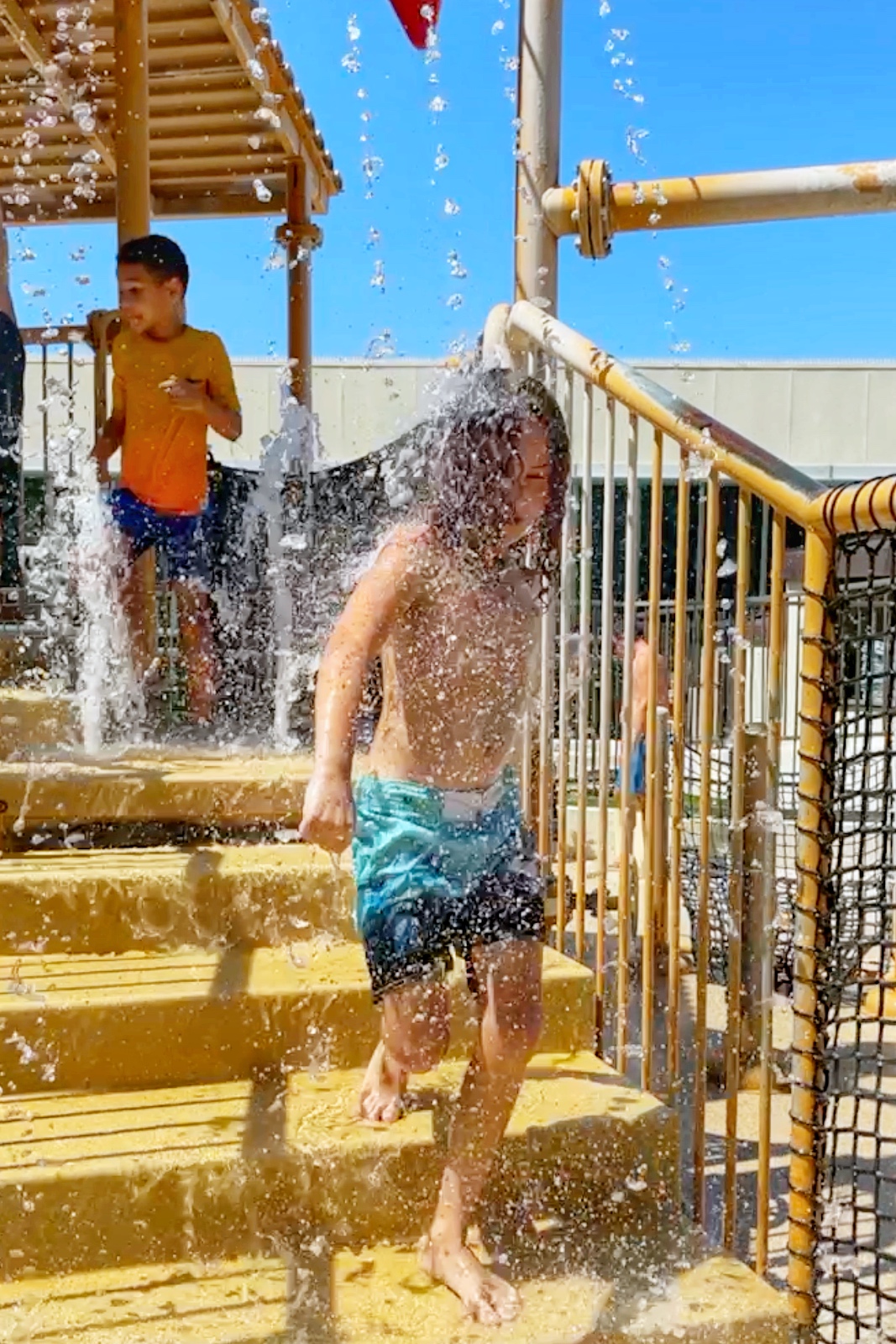 Kid's splash zone at Hilton Anaheim
