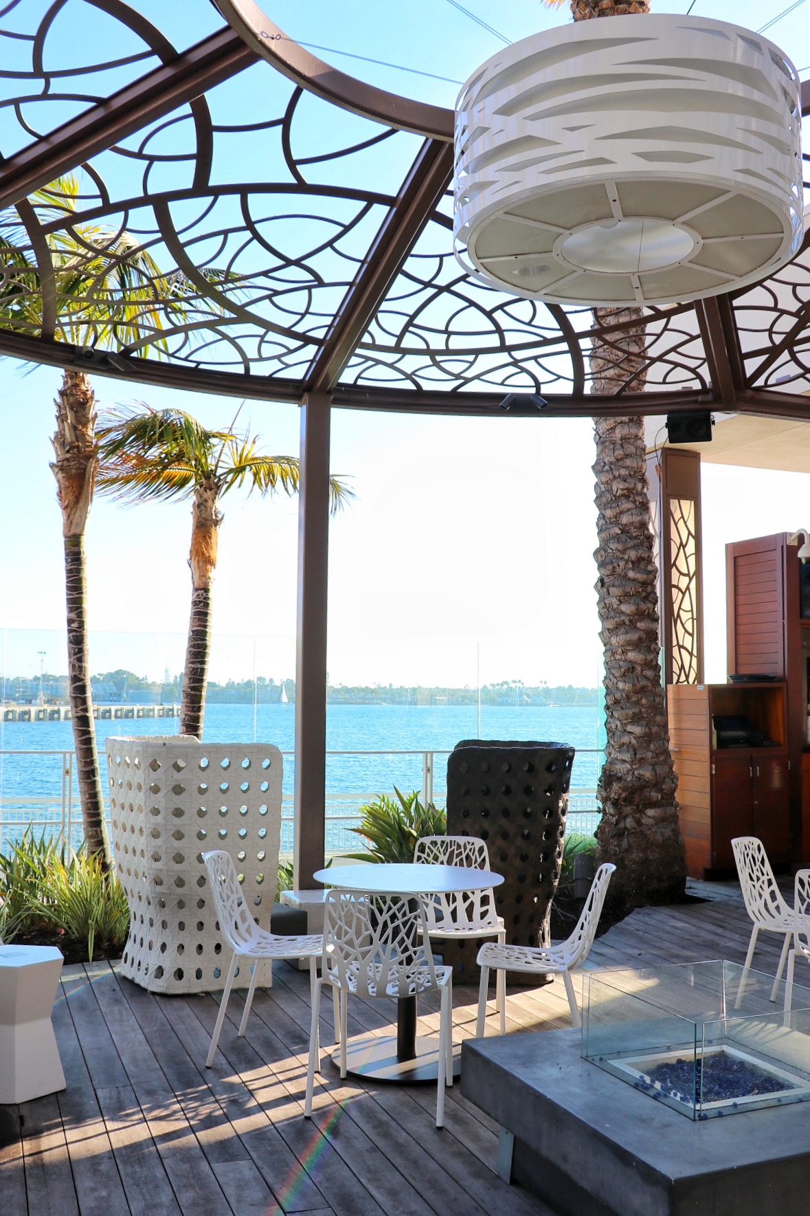 The pool area at Hilton San Diego Bayfront (hotel near Petco Park San Diego)