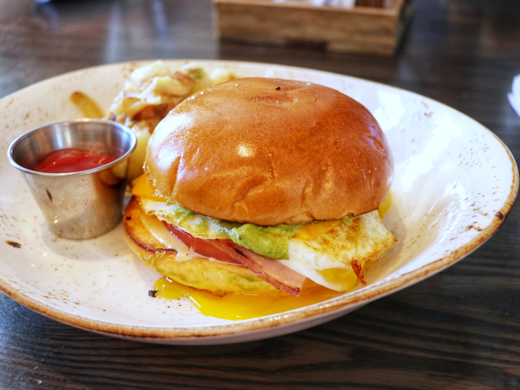 So-Cal Sammie for breakfast at Hilton San Diego Bayfront's Odysea Restaurant