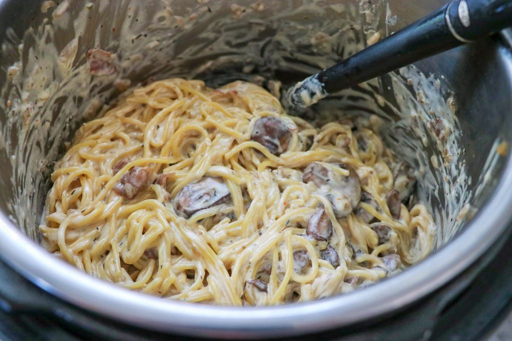 Instant Pot mushroom pasta recipe