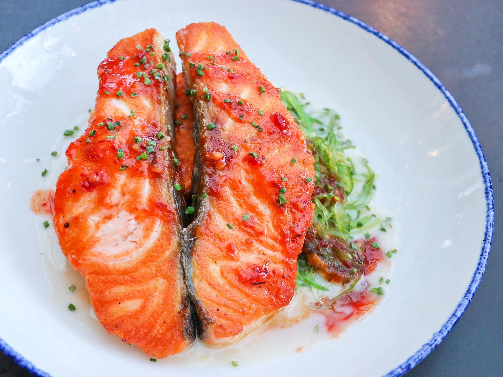 Where to eat in Los Angeles: Loch Duarte Salmon at Beachside restaurant in Marina del Rey