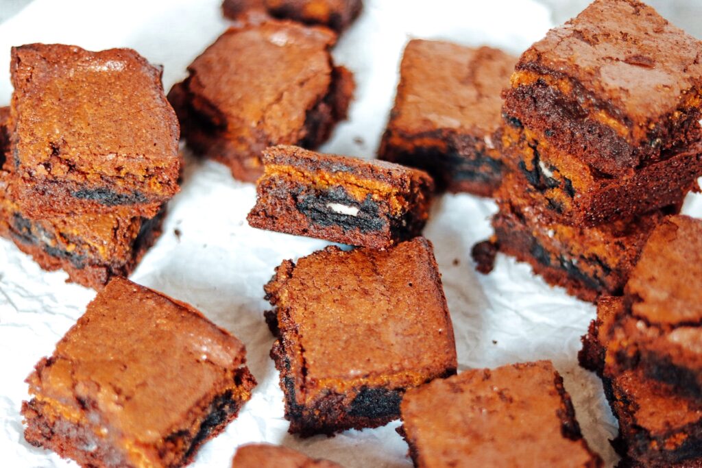 Layered Brownies (OREO cookie and Biscoff brownies recipe)