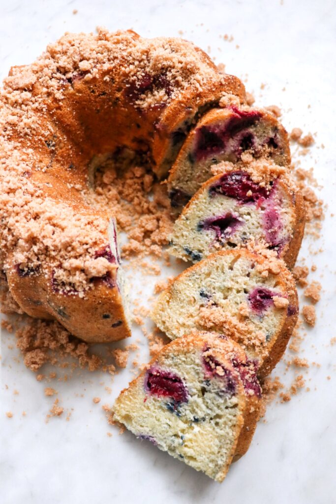 Pressure Cooker Plum Bundt Cake (Instant Pot Bundt cake recipe)