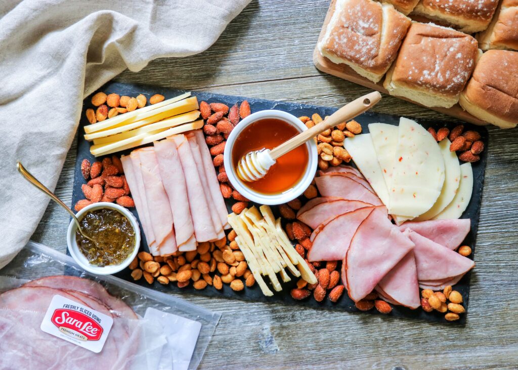 make your own sandwich charcuterie board