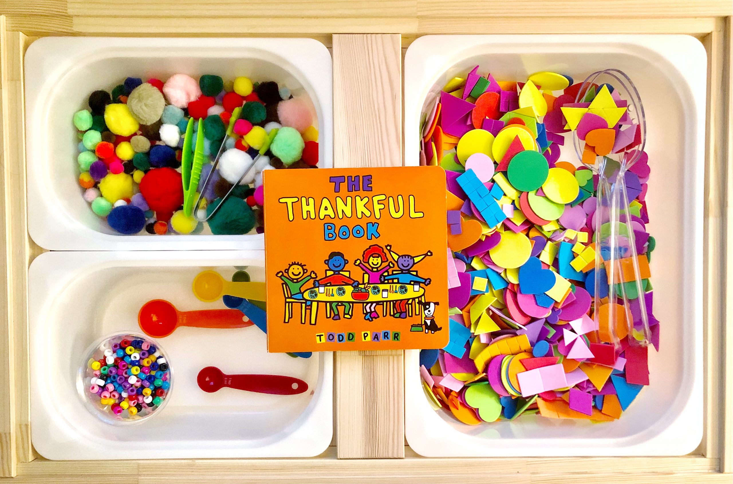 Thanksgiving sensory bin ideas: Thanksgiving sensory bin for toddlers 