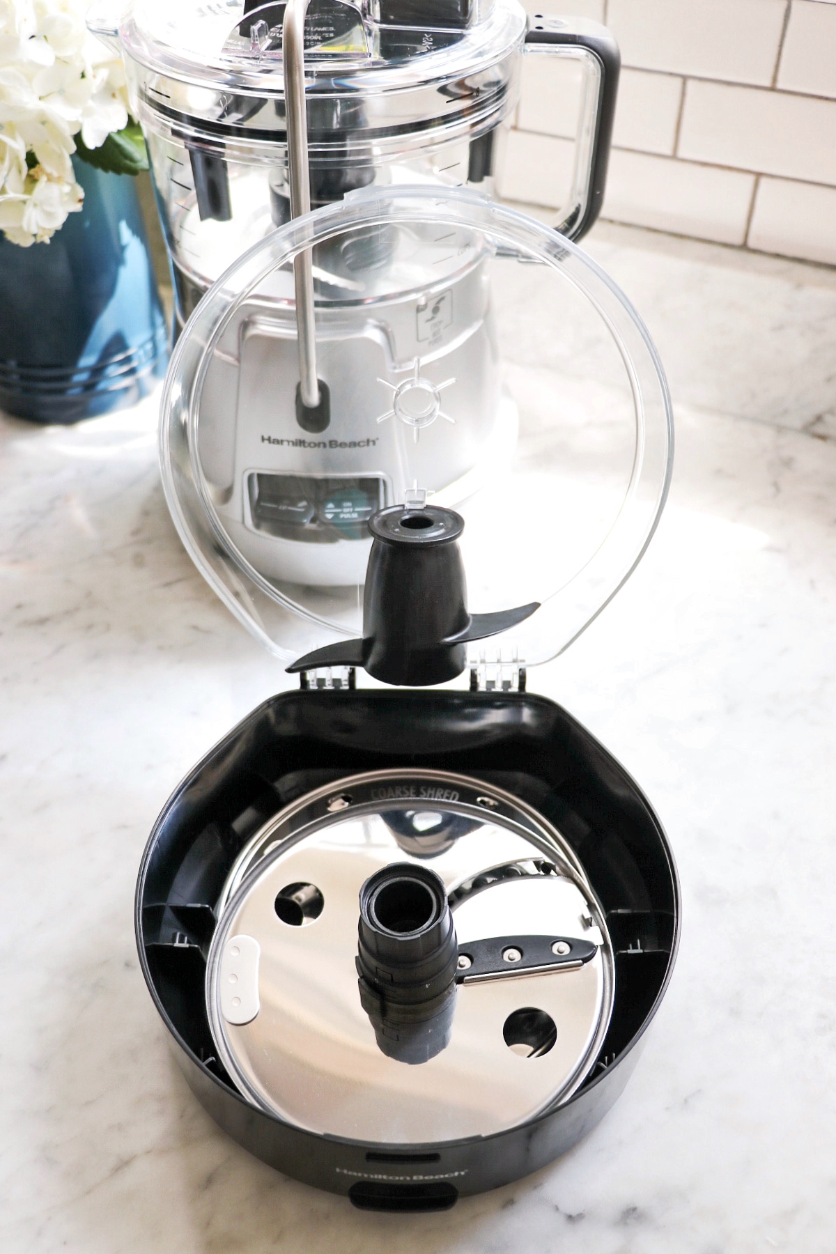 The Hamilton Beach 8-Cup Stack & Snap Food Processor