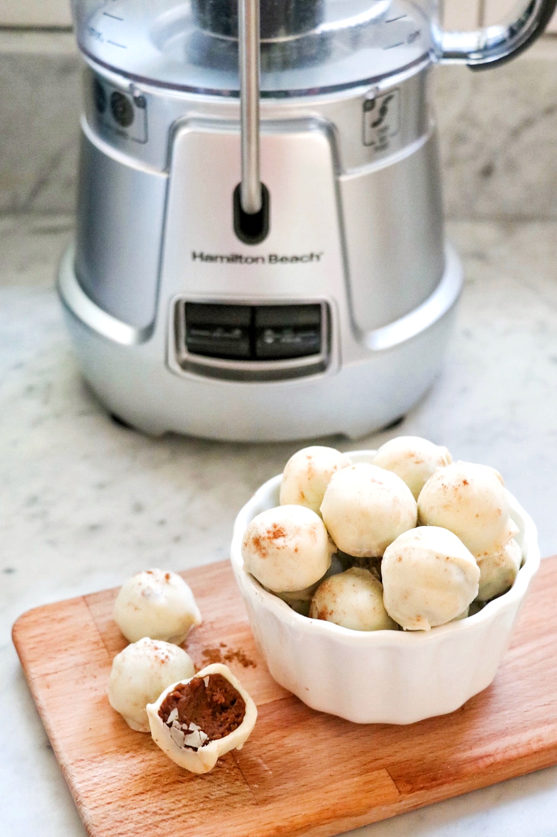 easy pumpkin spice truffles