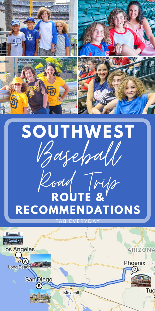 Southwest Baseball Road Trip (MLB Road Trip Route, Itinerary, and Recommendations)