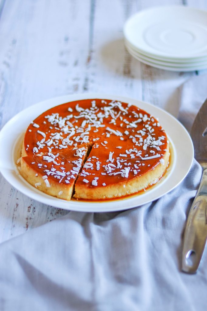 How to make flan de coco (pressure cooker flan) in the Instant Pot