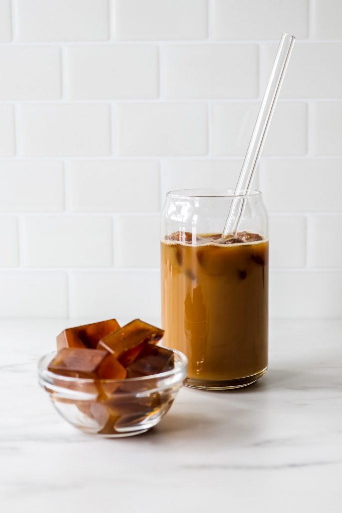 Freeze coffee to use for iced coffee (without watering it down)