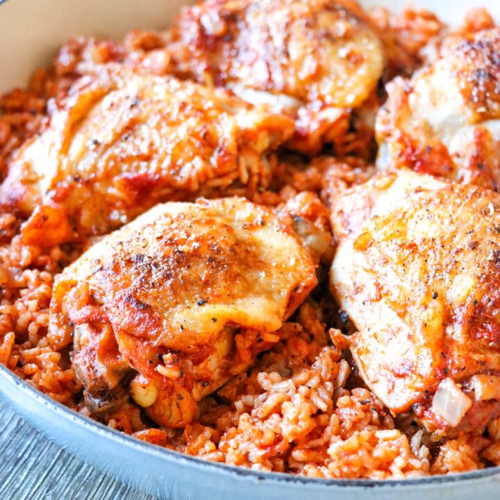 paprika chicken thighs and rice
