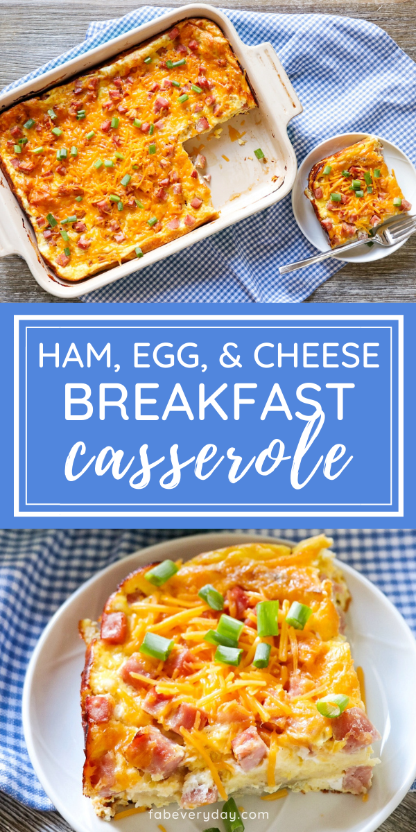 easy ham egg and cheese casserole