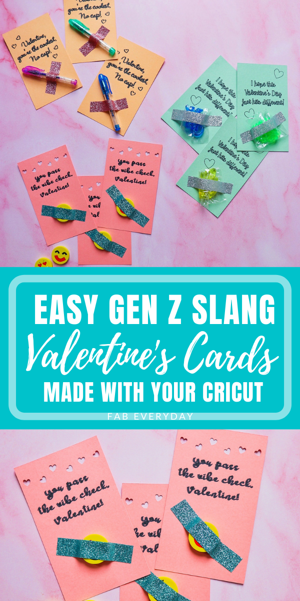 Cricut Valentine's Ideas: Easy Gen Z Valentine's Cards