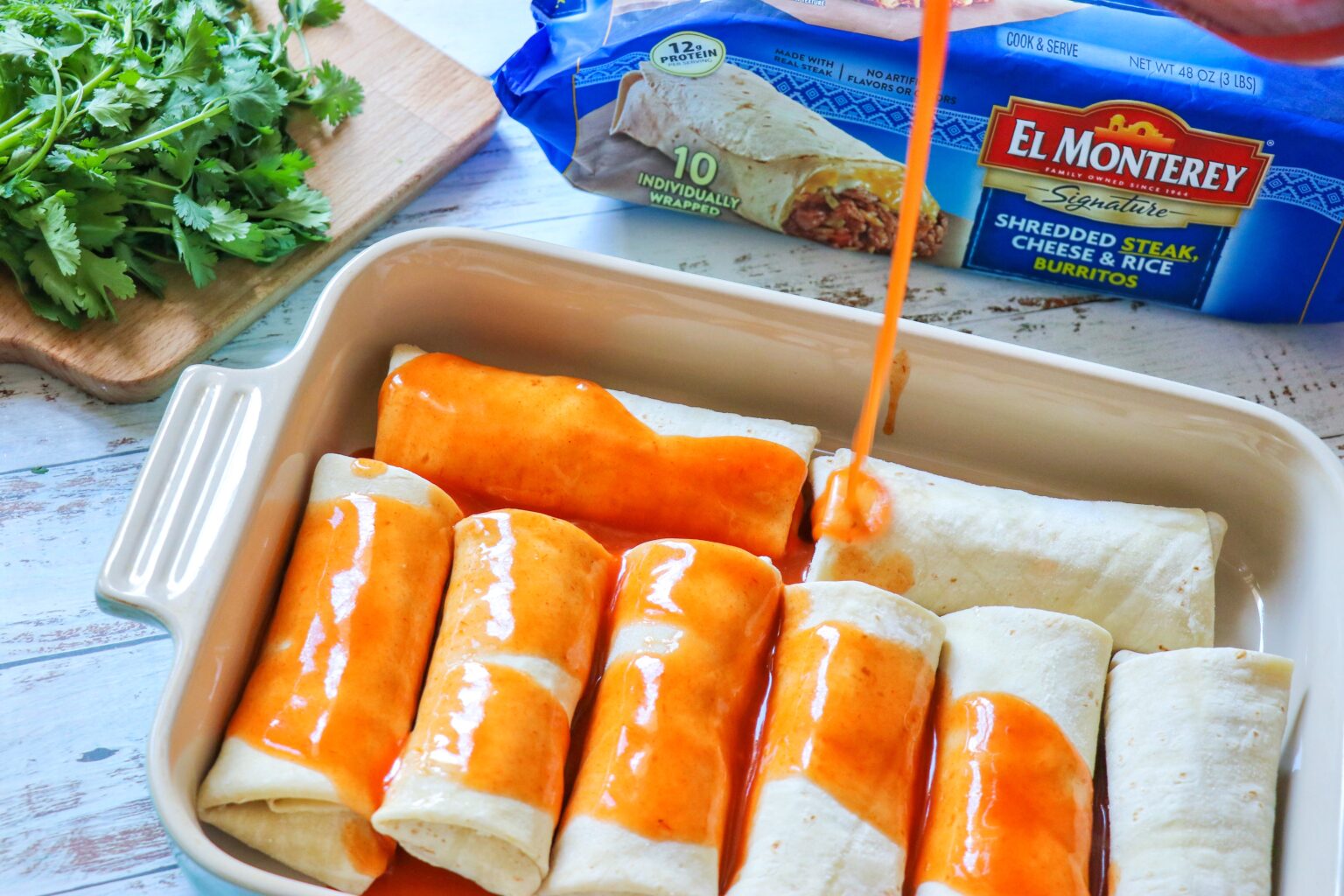 Frozen Burrito Casserole recipe Fab Everyday