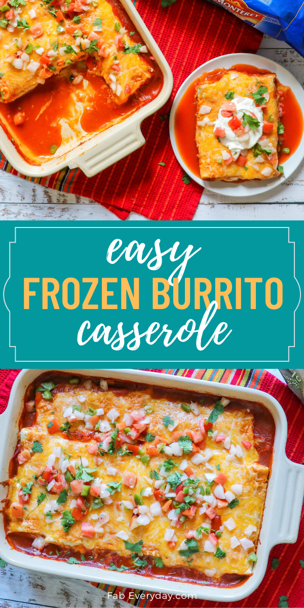 Frozen Burrito Casserole recipe (frozen burrito hacks)