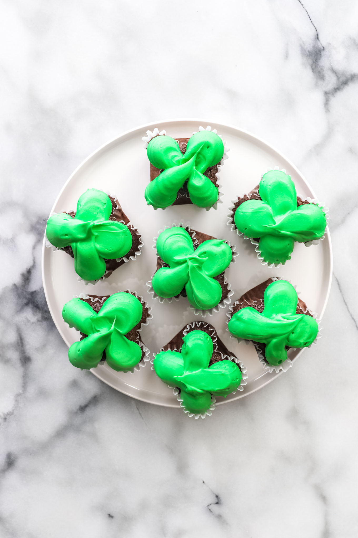 St. Patrick's Day cupcakes