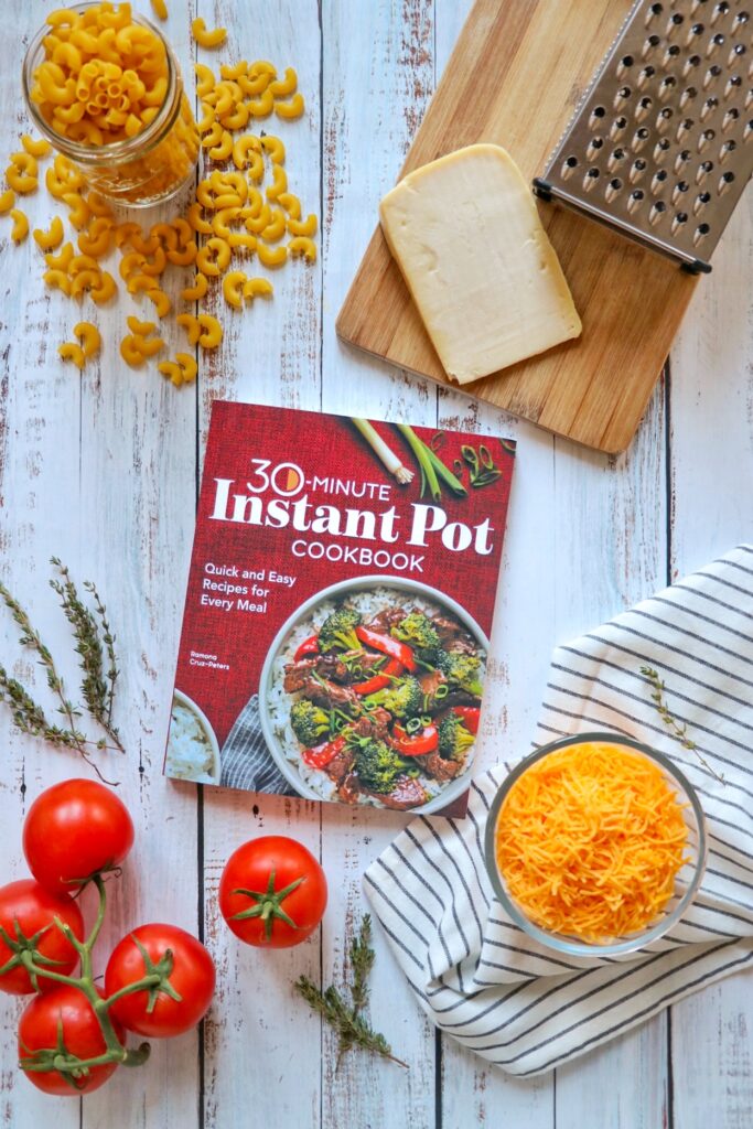 30-Minute Instant Pot Cookbook by Ramona Cruz-Peters book flat lay