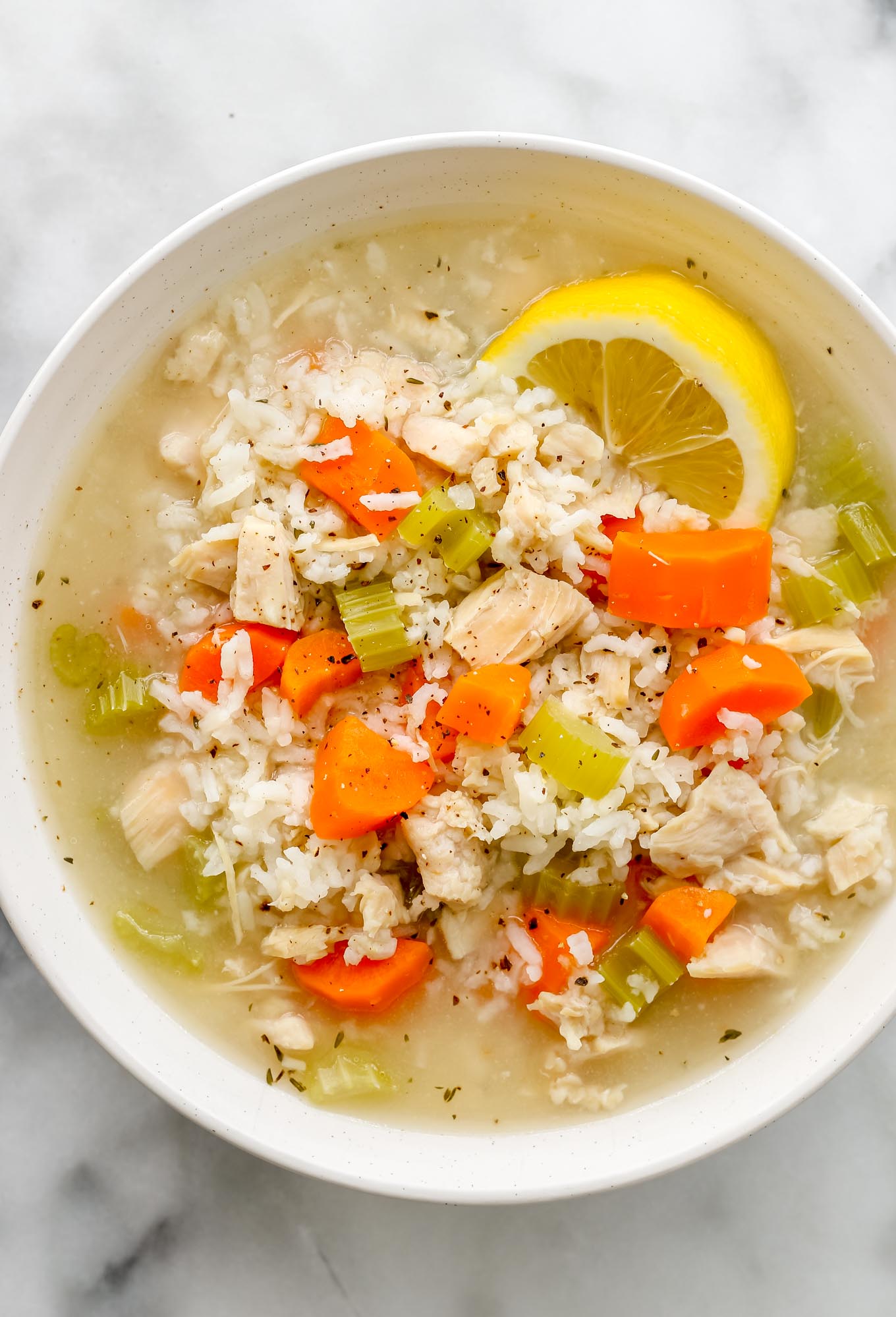 30-minute Instant Pot chicken rice soup recipe