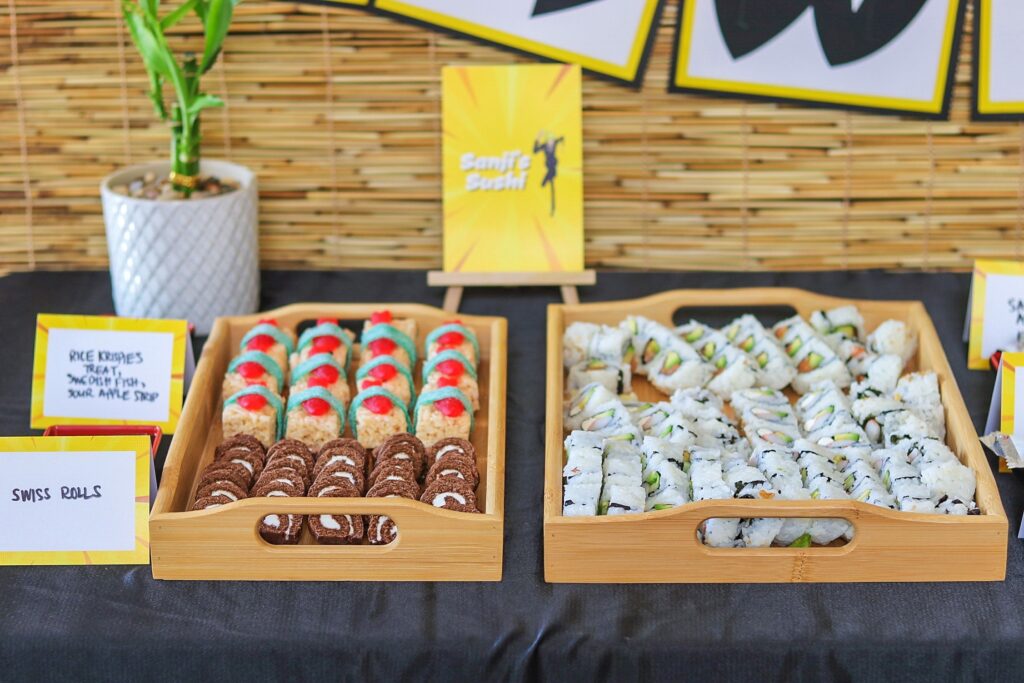 One Piece birthday party food ideas: Sanji's Sushi