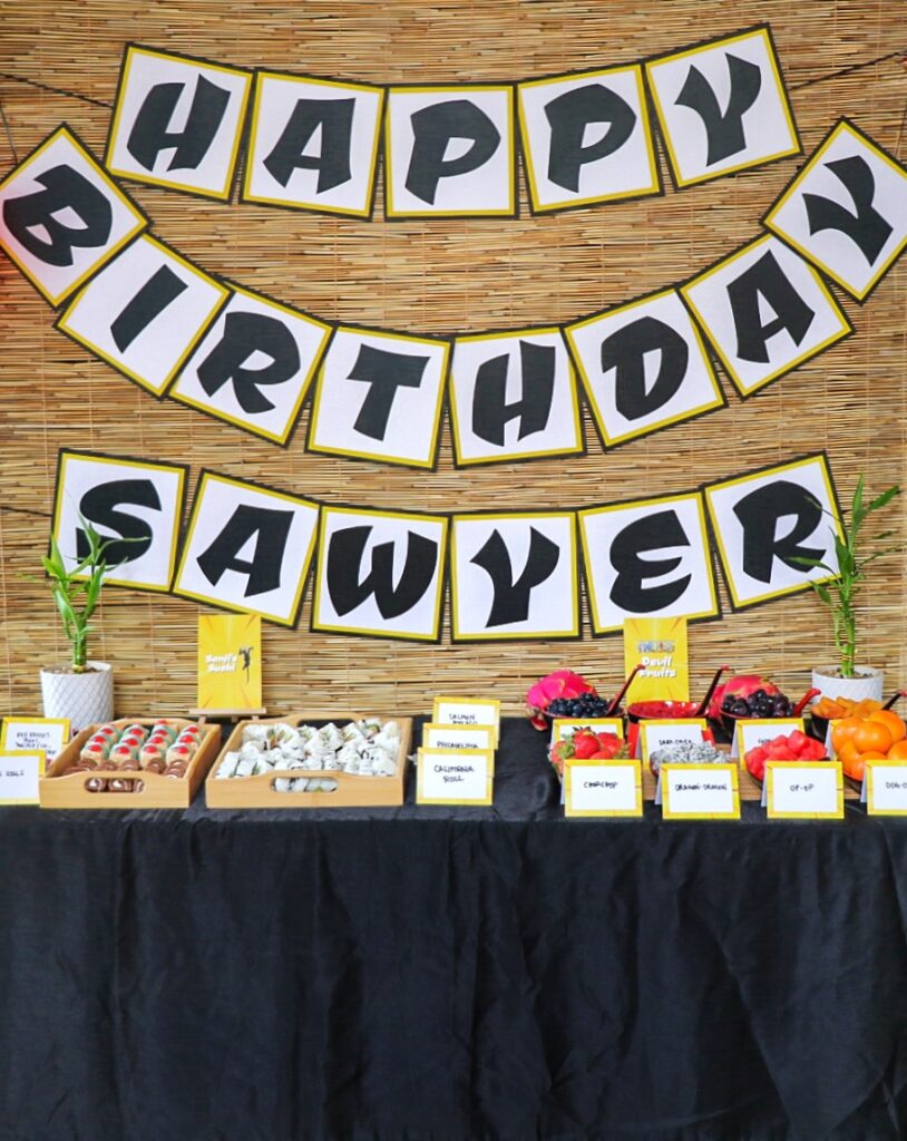 Anime-Themed Birthday Party (Ideas for a Demon Slayer, One Piece, Naruto,  or My Hero Academia Party) - Fab Everyday