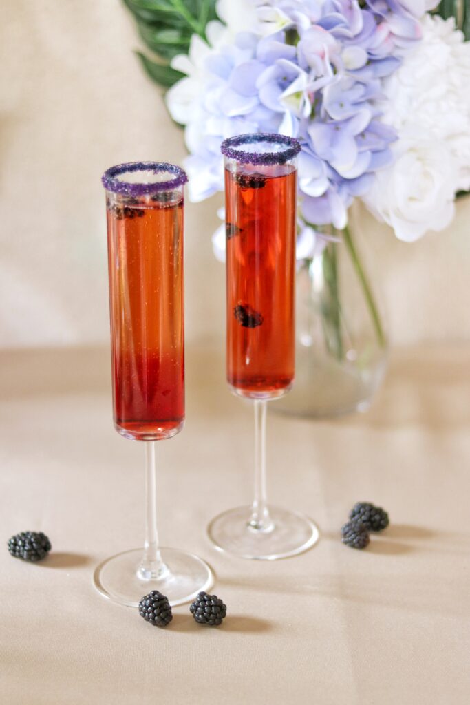 champagne and blackberry liqueur recipe