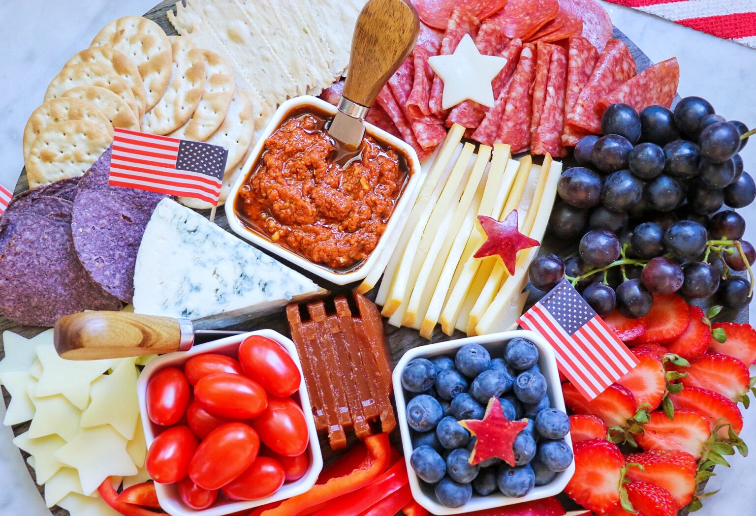 Fourth Of July Charcuterie Board