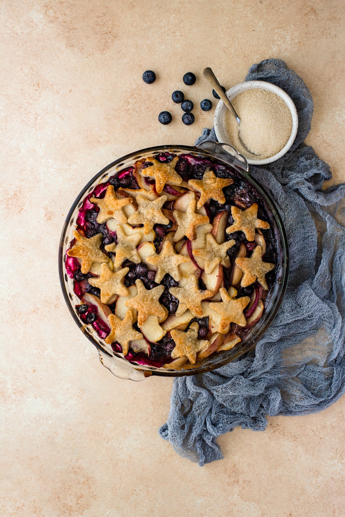 Blueberry Peach Cobbler