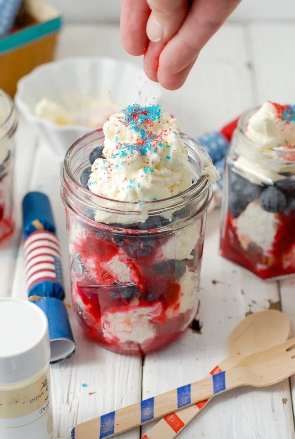 Easy Red, White & Blue Trifles