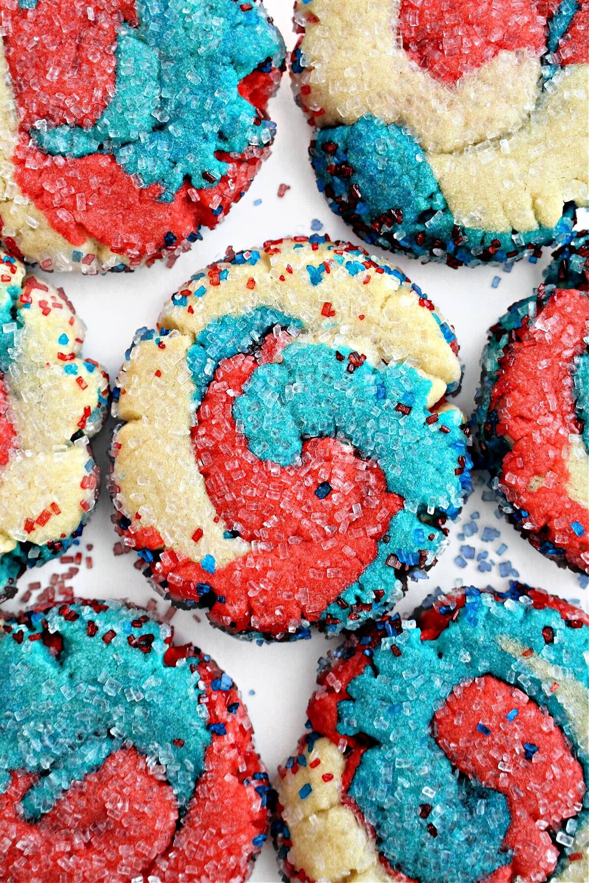 Fireworks Sugar Cookies