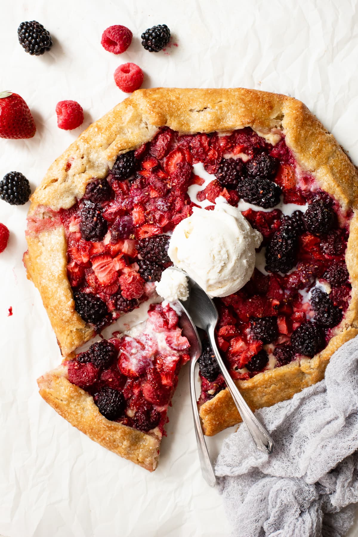 Mixed Berry Galette